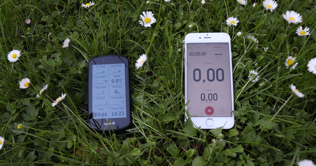 Garmin Edge 1030 Plus vs. iPhone 6s